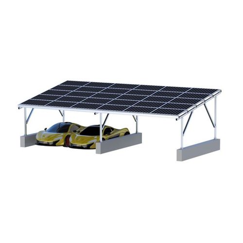 Навес для автомобиля для парковки - CHINA SUPPLIER - Xiamen Ruiye New Energy Co.,Ltd - с солнечной батареей / из алюминия