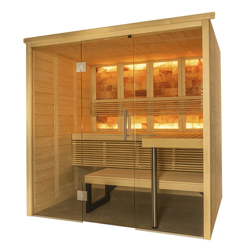 Сауна для бытового использования - HIMALAYA  - Almost Heaven Saunas - из дерева / из закаленного стекла / для интерьера