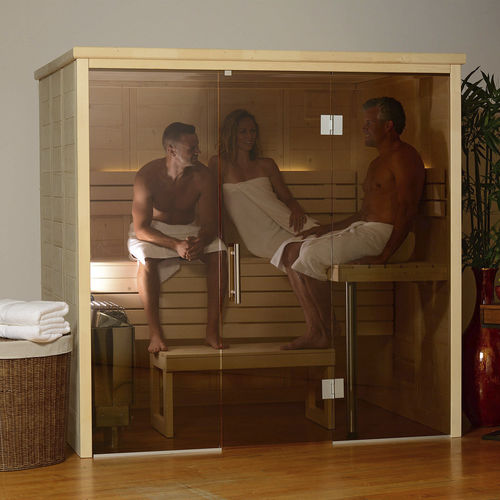 Сауна для бытового использования - WORTHINGTON  - Almost Heaven Saunas - из дерева / из стекла / для интерьера