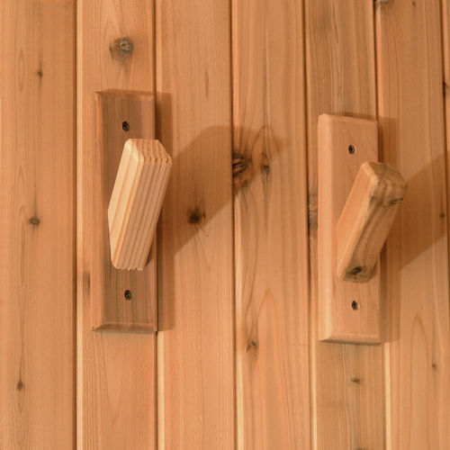 Современный крючок - Almost Heaven Saunas - из дерева / индивидуальный