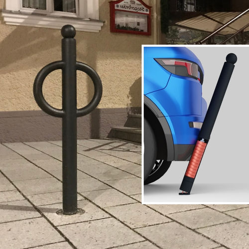 Напольная парковка для велосипедов - Bike rack - SAEDI Ltd - защищенная / для общественных мест / из стали