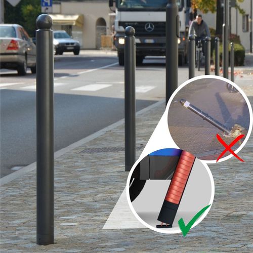 Гибкий боллард - СHURCH Augustaflex - SAEDI Ltd - для пешеходных переходов / противопарковочный / для станции подзарядки