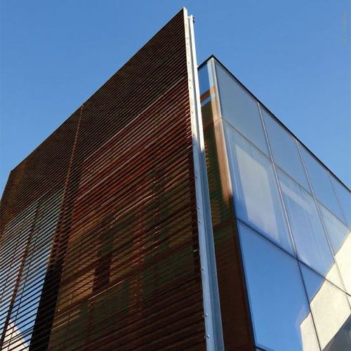 Разделительная перегородка с пластинками - ITALIA-CORTEN - LANG AND FULTON - из кортеновской стали
