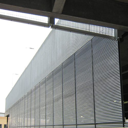 Разделительная перегородка с пластинками - ITALIA-80 LOUVRE - LANG AND FULTON - из гальванизированной стали