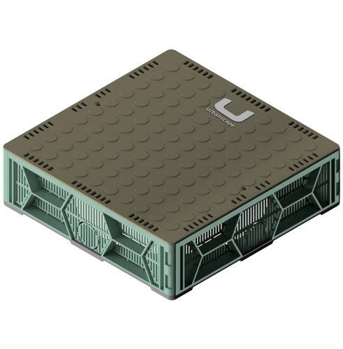 Смотровой люк для зеленых крыш - QUICKBOX - Urbanscape - квадратный / из нержавеющей стали / из полипропилена
