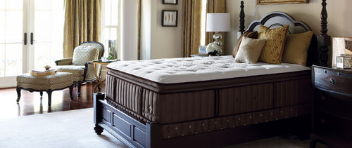Двуспальный матраc - Lux Estate™ Plush - Stearns and Foster - полороновый / с пружинами карманного типа / из латекса