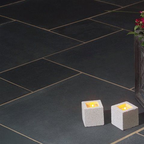 Напольная плитка из известняка - BLACK LIMESTONE SERIES - Castacrete - для наружного применения / для интерьера