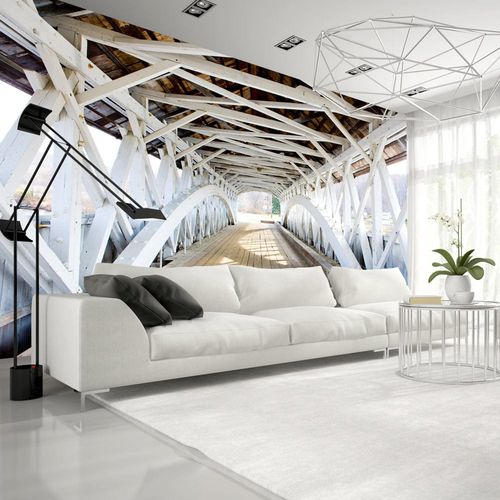 Современный обои - OLD BRIDGE - WALL DESIGNERS - с рисунком / с размерным эффектом / белый