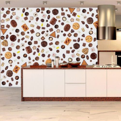 Современный обои - SWEET - WALL DESIGNERS - с рисунком / имитация мозаики / нетканый