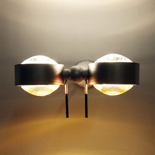 Современный настенный светильник - PUK SIDE TWIN - Top Light GmbH & Co. KG. - для наружного применения / из металла / из стекла
