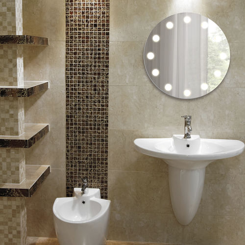 Настенное зеркало для ванной комнаты - DOT CIRCLE - Top Light GmbH & Co. KG. - современное / круглое / световое (светодиод)