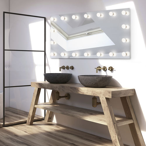Настенное зеркало для ванной комнаты - BULBLINE - Top Light GmbH & Co. KG. - для профессионального использования / современное / прямоугольное