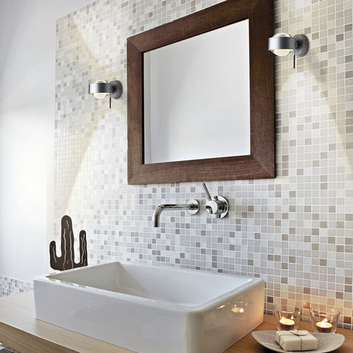 Современный настенный светильник - PUK WALL + - Top Light GmbH & Co. KG. - для интерьера / из металла / из боросиликатного стекла