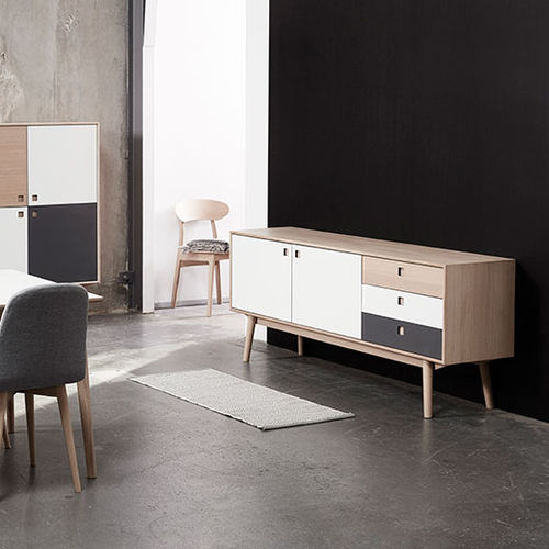 Современный буфет - CITY - PBJ Design House - из дуба / из орехового дерева / из цельной древесины