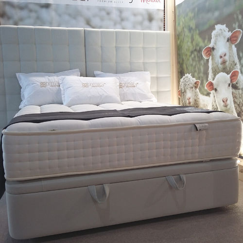 Двуспальный матраc - SILK HT34 - Mindol - полороновый / с пружинами карманного типа / 150x200 см