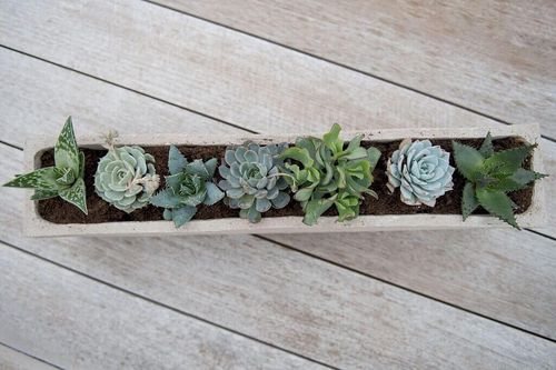 Кадка для садовых растений из терракоты - AVENUE - Deseo Ceramics - прямоугольная / современная / для общественных мест