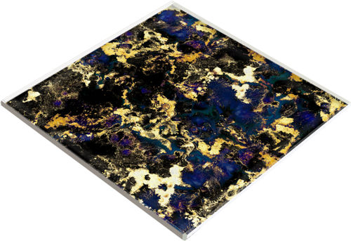 Декоративная панель для настила - MURANO 7 BLACK - Crystalexe - настенная / для внутренней компоновки / для пола