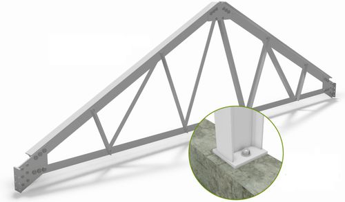 Ферма из алюминия - SL SERIES - Ludy Greenhouse Manufacturing Corporation - для организации мероприятий / треугольная
