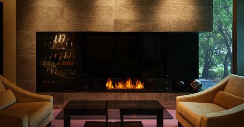 Газовый камин - ECOSMART FIRE XL1200 - Cheminée sur mesure - France - на биоэтаноле / встраиваемый / Односторонний