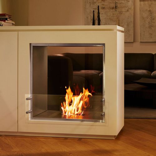 Камин на биоэтаноле - ECOSMART FIRE FIREBOX 650DB - Cheminée sur mesure - France - встраиваемый / с 2-мя поверхностями / с открытой топкой