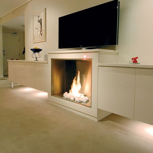 Камин на биоэтаноле - ECOSMART FIRE FIREBOX 900SS - Cheminée sur mesure - France - встраиваемый / Односторонний / с открытой топкой