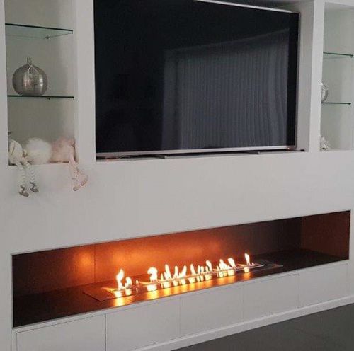 Прямоугольная горелка на биоэтаноле - IB150 - Cheminée sur mesure - France - встраиваемая / настенная