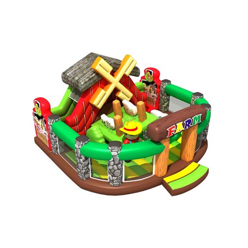 Игровая конструкция для игровой площадки - THE FARM PLAYLAND - GOLDEN GAMES SRL - из пластмассы / надувная