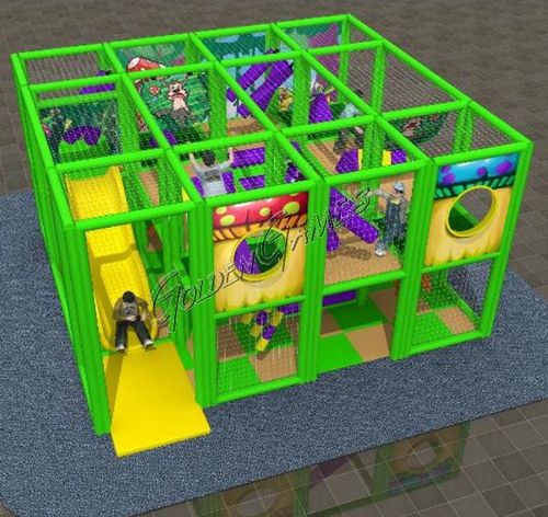 Игровая конструкция для общественных учреждений - PS08C - GIUNGLA - GOLDEN GAMES SRL - из металла