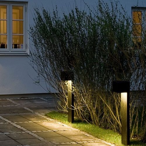 Столбик освещения для сада - CUBE XL  - LIGHT POINT - современный / из алюминия