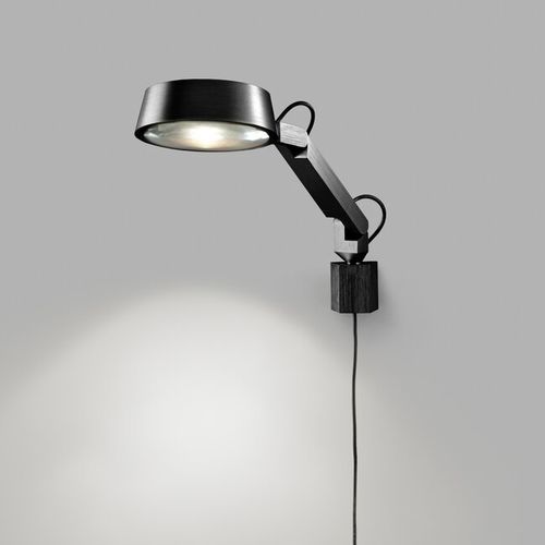 Современный настенный светильник - DARK W1  - LIGHT POINT - для интерьера / из алюминия / круглый