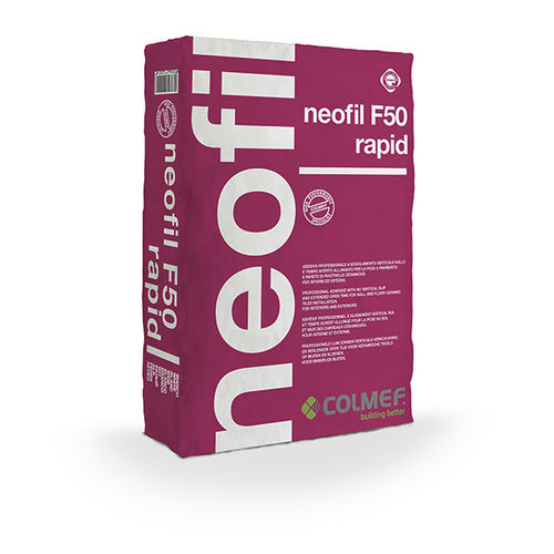 Клей для керамической плитки для цементирования - NEOFIL F 50 RAPID - COLMEF - для плиточного пола / гидравлический / для цемента