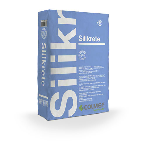 Клей для керамической плитки для цементирования - SILIKRETE - COLMEF - для плиточного пола / гидравлический / минеральный