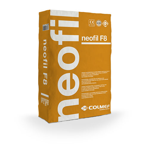 Клей для керамической плитки для цементирования - NEOFIL F 8  - COLMEF - для плиточного пола / гидравлический / в форме порошка
