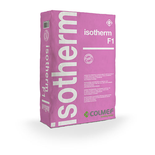 Клей для керамической плитки для цементирования - ISOTHERM F1  - COLMEF - гидравлический / минеральный / в форме порошка