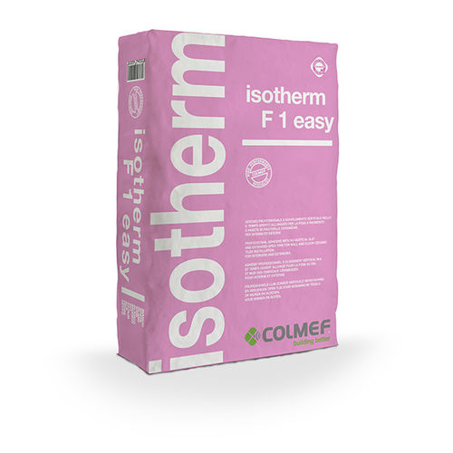 Клей для керамической плитки для сглаживания - ISOTHERM F 1 EASY - COLMEF - гидравлический / минеральный