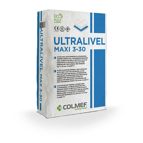 Строительный раствор для ремонта - ULTRALIVEL MAXI 3-30 - COLMEF - самовыравнивающийся / для бетона / для проушины