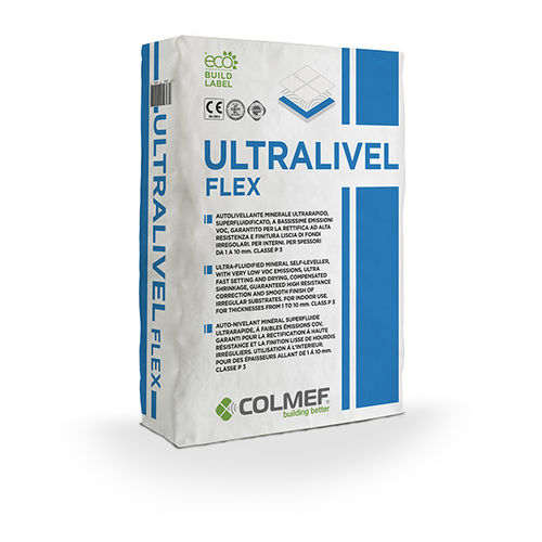 Строительный раствор для ремонта - ULTRALIVEL FLEX - COLMEF - самовыравнивающийся / для бетона / для проушины