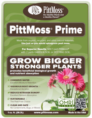 Субстрат растений целлюлозное волокно - PRIME - PittMoss LLC - насыпной / в мешке / волокнистый