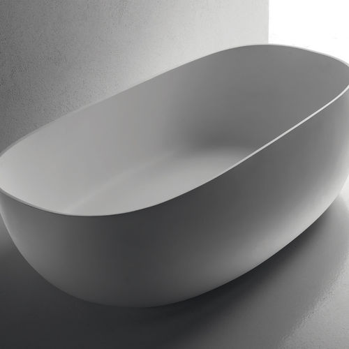 Овальная ванна - MELT LIGHT V SMALL - BRERA - отдельностоящая / для жилых зданий / из композита