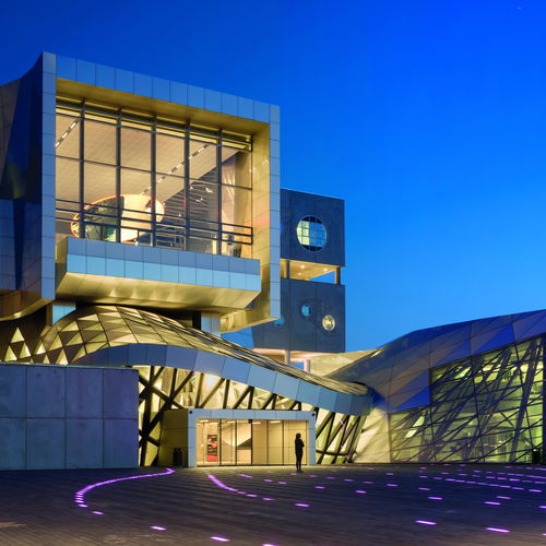 Кассетная облицовка фасада - AALBORG HOUSE OF MUSIC - ALUCOBOND - для алюминия / гладкая / очищенная