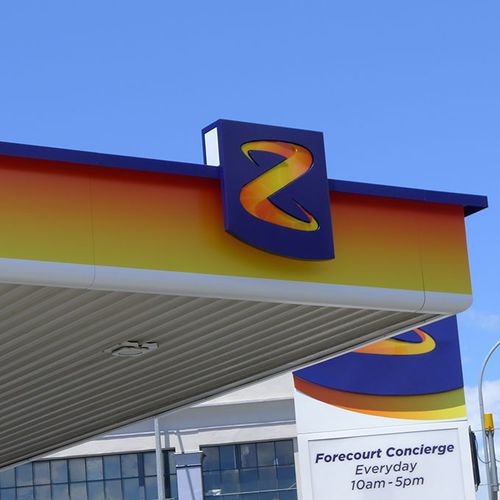 Композитная панель для настила - Z-ENERGY PETROL STATION - ALUCOBOND - для зданий / для навеса / устойчивая к атмосферным воздействиям