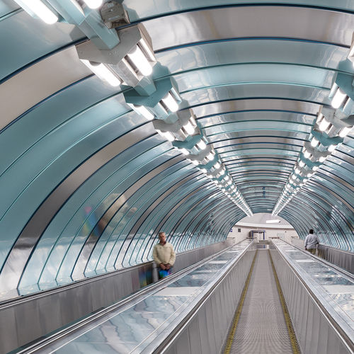 Композитная панель для настила - SUBWAY STATION SPORTIVNAYA-2 - ALUCOBOND - для внутренней компоновки / для стены / для потолков