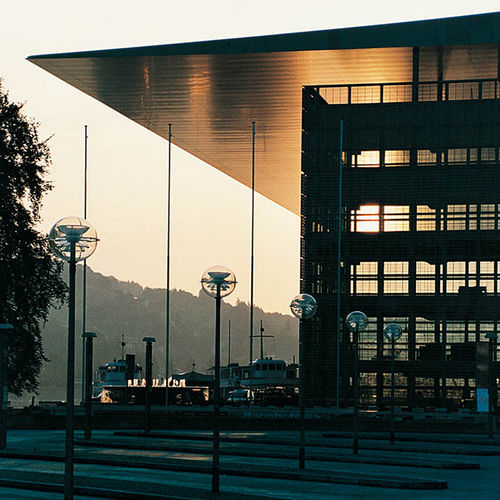 Композитная панель для настила - ART AND CONGRESS HALL LUCERNE - ALUCOBOND - для кровли / для софитов / устойчивая к атмосферным воздействиям