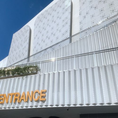 Перфорированное листовое железо - MCT-N01 - M-City Aluminum Co., Ltd. - ребристое / из алюминия / для облицовки