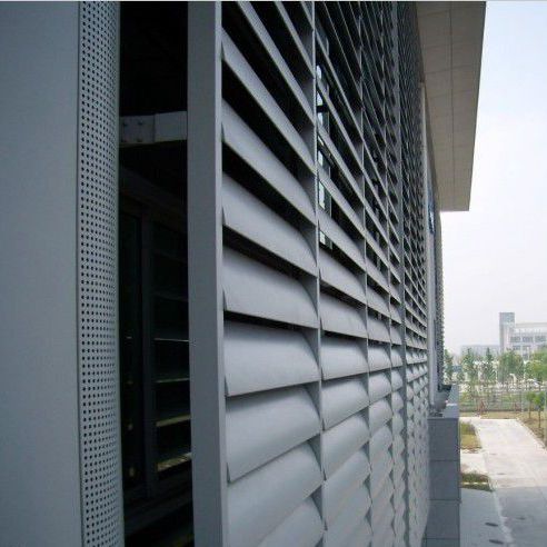 Солнцезащитное устройство из алюминия - M-City Aluminum Co., Ltd. - для фасада / горизонтальное