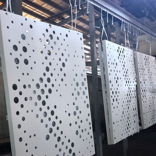 Перфорированное листовое железо - MCT-P01 - M-City Aluminum Co., Ltd. - из алюминия / для фасада / для стены