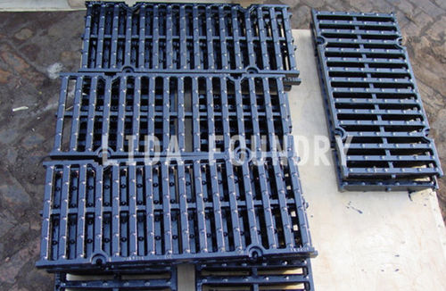 Решетка желоба из чугуна - EN1433 GG500 DUCTILE IRON - Botou city lida foundry co.,ltd - для общественных мест / по индивидуальному заказу
