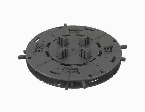 Контактный штифт для технического пола из полипропилена - SpiraPave® SP-T11 12–18 mm - Elmich Pte Ltd - для наружного применения / для интерьера / регулируемый