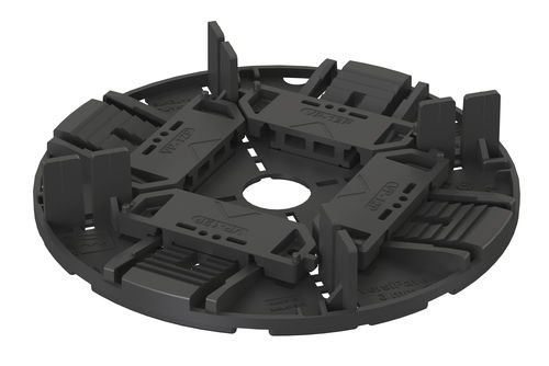 Контактный штифт для технического пола из полипропилена - VersiPave® 12P 12–24 mm - Elmich Pte Ltd - для наружного применения / для интерьера / регулируемый