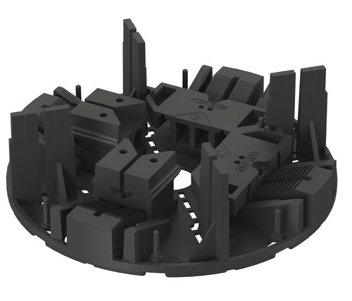Контактный штифт для технического пола из полипропилена - VersiPave® 24P 24–45 mm - Elmich Pte Ltd - для наружного применения / регулируемый / для террасных покрытий
